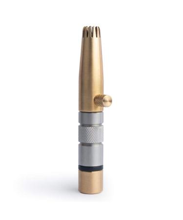 ROYAL Made in Korea Premium Nose Hair Trimmer for Men Freikugel, Manual, Battery-Free, Brass & Stainless Steel, Waterproof, Painless with a Patented Mechanism ET-32