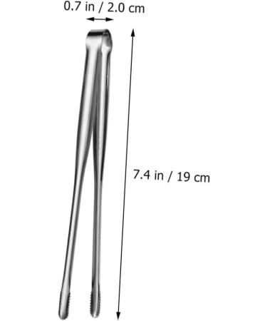 Alipis 6 Pcs Barbecue Tongs Tweezers Japanese Candy Outdoor Cookware Sugar Kitchen Clamp Pliers Portable 19X2X2CMx3pcs Silverx3pcs - Buy Online on GoSupps.com