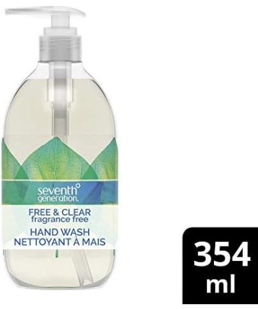Seventh Generation Free & Clear Unscented Hand Soap | Plant-Based Moisturizing Formula | 12 fl oz | Ideal for Home or Office | Easy Pump | Pack of 4 - Buy Online on GoSupps.com