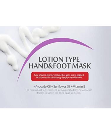 Epielle Moisturizing Foot Masks (Socks 6pk) for Dry Feet & Calluses | Foot Cream with Sunflower Seed Oil, Avocado Oil, Vitamin E - Buy Online on GoSupps.com