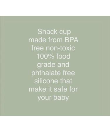 Silicone Snack Cup for Baby and Toddler | Spill Proof Food Container by MAMA LAMA - Buy Online on GoSupps.com