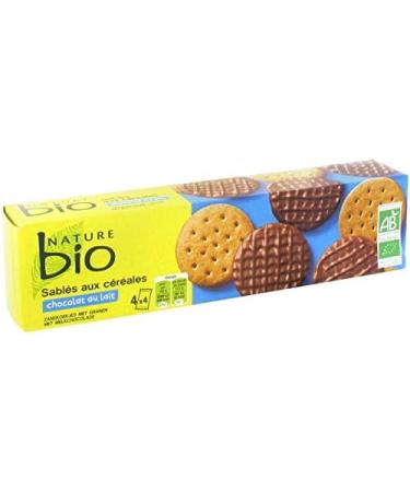 NATURE BIO - Milk Chocolate Cereal Shortbread 200G - Pack of 4 - Buy Online on GoSupps.com
