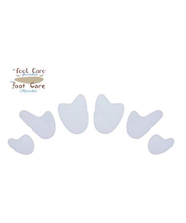 Flared Gel Toe Separators - 6 Pack | Toe Spacers for Bunion Relief - Buy Online on GoSupps.com