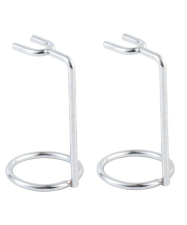 PopetPop 2st Rasuradoras Para Hombres Stand for safety razors Razor and brush stands Men Razor Razor stand Razor rack shaving razor razor brush brush holder man metal