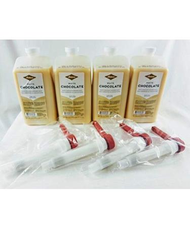 Starbucks Fontana White Chocolate Mocha Sauce - 63 oz with Pump | Delicious Frappuccino Flavor - Buy Online on GoSupps.com