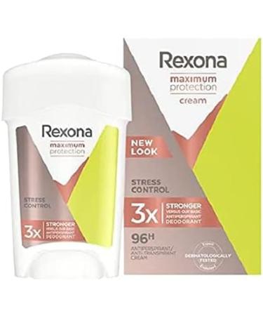 Rexona 3 Pack Antiperspirant Cream Deodorant for Women - Stress Control - 45ml - Buy Online on GoSupps.com