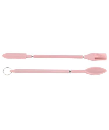 Buy Premium Stainless Steel Make-Up Spatula Set - Telescopic Design & Soft Silicone | Portable & Versatile for Professional Use - Buy Online on GoSupps.com