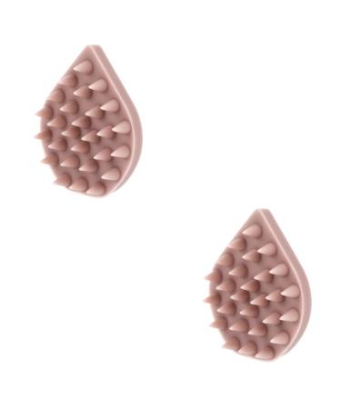 CLISPEED 2 pcs bath brush laundry collector leather brush silica gel scalp