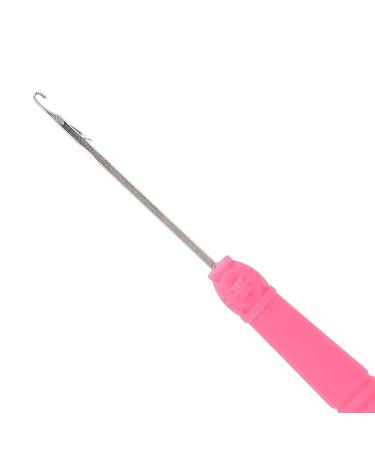 5pcs Plastic Hair Extension Crochet Hook Set - Latch Hook Needles for Braiding Hair (Rose Red #1) - Buy Online on GoSupps.com