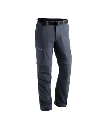Maier Sports men's outdoor trousers Tajo 2 zip off hiking trousers breathable trekking trousers 56 Graphite