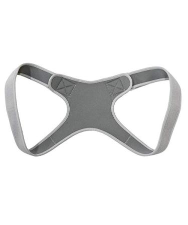 Posture Corrector Invisible Back Posture Orthotics Posture Corrector Men Women Upper Back Brace Clavicle Support Shoulder Neck Pain Support Brace (Color : Gray) (Gray)