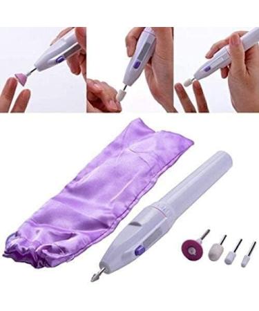 1 Pc 5-Bits Portable Electric Nail Drill Kit Nail File Polishing Manicure Toenail Pedicure Salon Pen Shape Set RandomNice and Practical - Buy Online on GoSupps.com