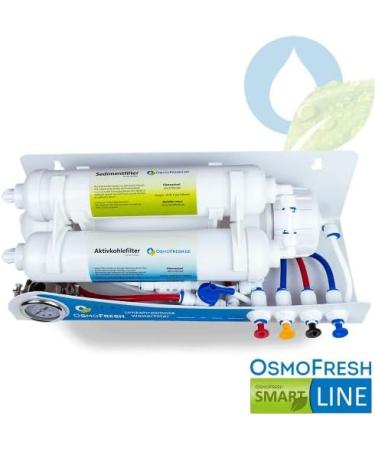 Osmofresh Smartline Gold 125 GPD Reverse Osmosis Water Filter | Direct Flow 475L Daily Performance | Ideal for Aquaristics & Seawater | No Tank Required - Buy Online on GoSupps.com