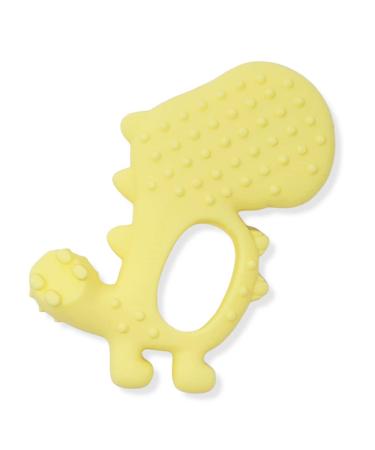 SnoofyBee Brushing Buddy Silicone Teether and Brushing-Time Mouth - Yellow - Buy Online on GoSupps.com