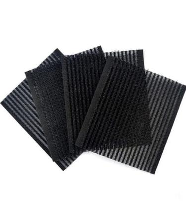 KDDOM 10 Pcs Magic Bangs Hair Pad  Square Hair Fringe Stickers Hair Bang Accessories(Black)