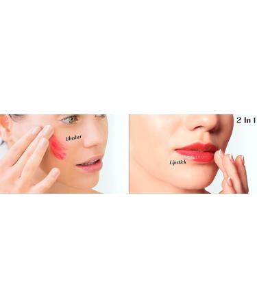  GRD9L-R Aker Fassi lip tint natural Moroccan pigment long-lasting for lips and cheeks deep red - Buy Online on GoSupps.com