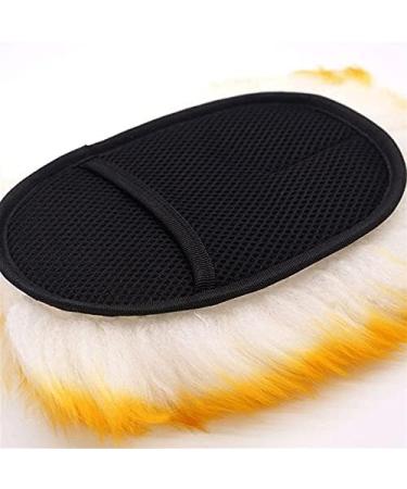 ESASAM Cleaning Gloves Super Long Hair Breathability Mesh Paws Sheepskin Car Washing Cleaning Polishing Gloves Luxury Lamb Wool Glove Wool Wash Mitt - Buy Online on GoSupps.com