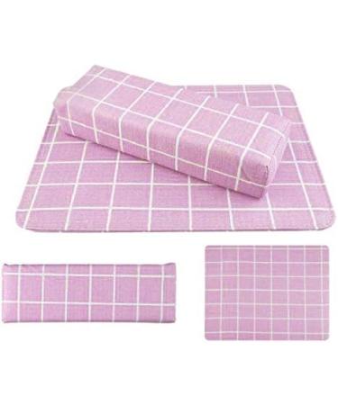 Jalzdieod 1 Set Hand Cushion Holder Soft PU Leather Sponge Arm Rest Design Nail Pillow Manicure Art Beauty Mat Pad-Pink - Buy Online on GoSupps.com