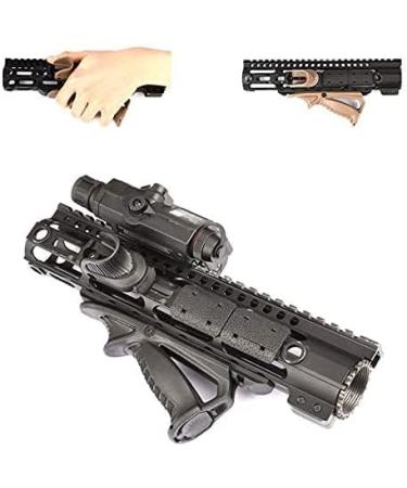 SBGJMY Tactical Grip Front Panel with Thumb Grip - 20mm Picatinny Rail System - Black | International Shipping Available - Buy Online on GoSupps.com