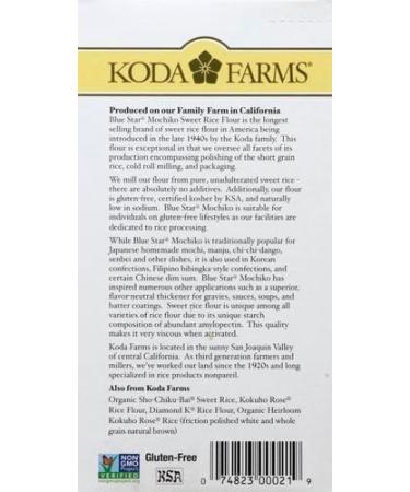 Blue Star Koda Farms Mochiko Sweet Rice Flour 1 lb. - Buy Online on GoSupps.com