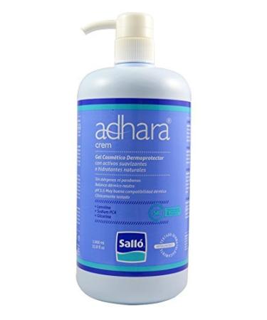 Adhara Cream Skin Protective Cosmetic Gel for Shower and Bathroom Natural Moisturizing Active Ingredients 1L