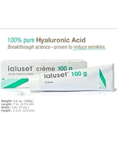Ialuset Hyaluronic Acid Cream 100% Pure Undiluted 3.3 Oz - Buy Online on GoSupps.com