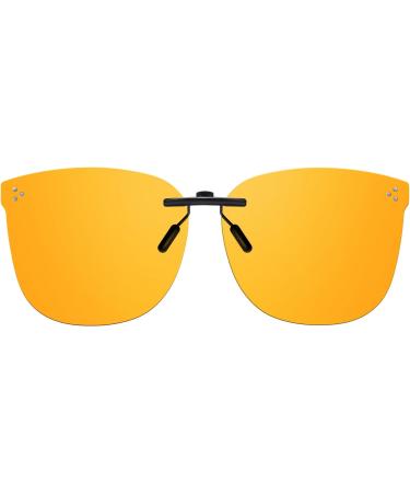 Clip-On Blue Light Blocking Glasses for Prescription Frames | Non-Flip Design for Men & Women - TS3168-4 - Buy Online on GoSupps.com