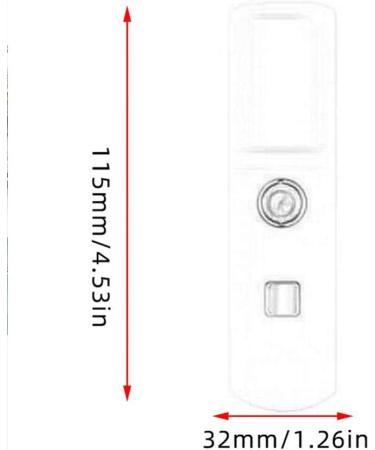 BESPORTBLE 1pc Sprayer Hydrating Humidifier Mini Humidifier Usb Portable Humidifier Facial Care Steamer Desktop - Buy Online on GoSupps.com