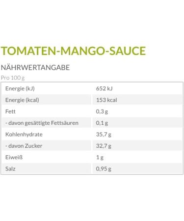 Grashoff Grashoff Tomato and Mango Sauce Gluten Free Lactose Free Vegetarian 200ml - Buy Online on GoSupps.com