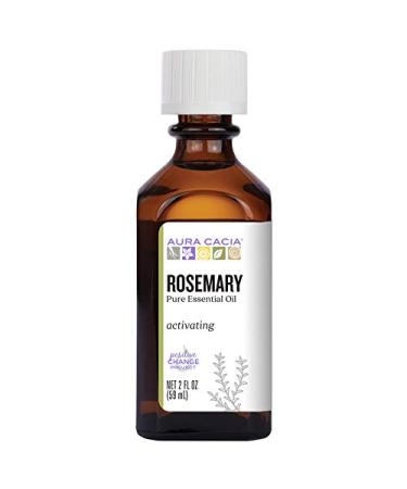 Aura Cacia Rosemary Essential Oil | GC/MS Tested for Purity | 60ml (2 fl. oz.) Cleansing Rosemary - Buy Online on GoSupps.com