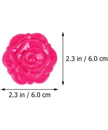 Lurrose Round Mirror 6pcs Mini Folding Compact Makeup Mirrors - Double Sided Rose Shape for Women Travel, Pocket Magnifier Included - Buy Online on GoSupps.com