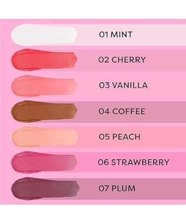 Strawberry Tinted Lip Balm - Hydrating 4.5g Formula with Castor Oil & UV Protection | Shop Internationally - Buy Online on GoSupps.com