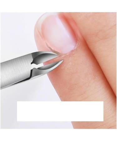 Silver Dead Skin Clipper for Manicure Dead Skin Removal and Manicure Tool Stainless Steel Manicure Trimming Tools (Color : 103 * 75mm Size : Titanium Color) Titanium color 103*75mm - Buy Online on GoSupps.com