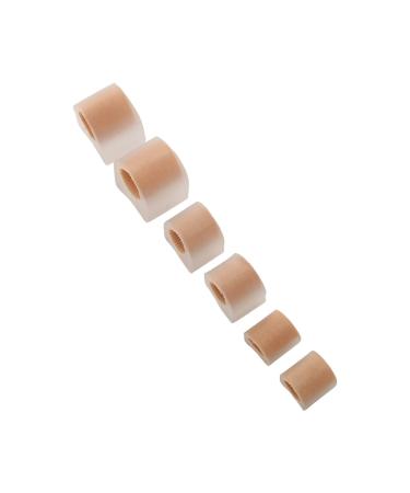 Toe Tube Sleeves with Silicone Gel Toe Pressure Pain Relief Corn and Callus Remover 5 Pack for Toe Protection