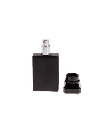 Home Spare Empty PET Bottles 1Pc 30ml 9.4x4.6cm Mini Glass Spray Perfume Empty Bottle Atomizer Travel Portable Cosmetics Refillable Applicator Sprayer (Color : Black)