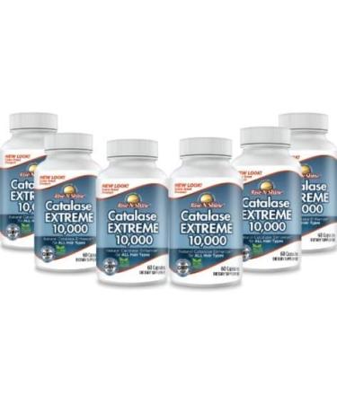 Catalase Extreme 10,000 - 6 Bottles Hair Health Supplement - Promotes Growth & Rejuvenation - 6 Month Supply - Buy Online on GoSupps.com