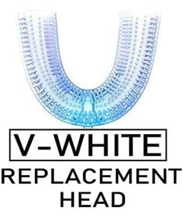 V-White U-Shaped Silicone Replacement Head for Ultrasonic Toothbrush - Adult Size - 1-Pack - Buy Online on GoSupps.com
