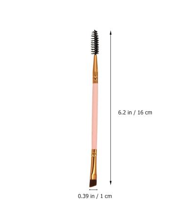 Buy Minkissy 6PC Eyebrow & Eyelashes Tool Set | Dual-Head Separator & Care Brushes - Pink Makeup Tools for Perfect Eyes - Buy Online on GoSupps.com