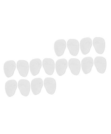 NOLITOY 8 Pairs High Heels Mat Silicone Shoe Pads Insoles for High Heels Sole Stick Protector Heel Shoe Grips Silicone Gel Self Adhesive Shoe Grips Insert Foot Pad Damping White