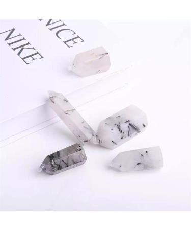 Natural Black Tourmaline Crystal Point 55mm-65mm for Feng Shui 5pc Suitable for Home Room Decoration Stone Mineral Specimen - Buy Online on GoSupps.com