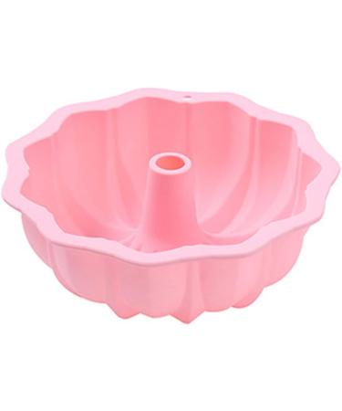 Cookie Cutter Grade Silicone Chocolate Flowers and Braided Baking Utensils Fondant Mold Gift Silicone Muffin Molds Pink flower pattern - Buy Online on GoSupps.com