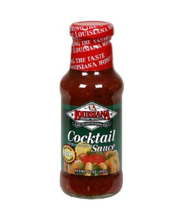 Louisiana Cocktail Sauce With Horseradish, 12-Ounce Bottles (Pack of 12)