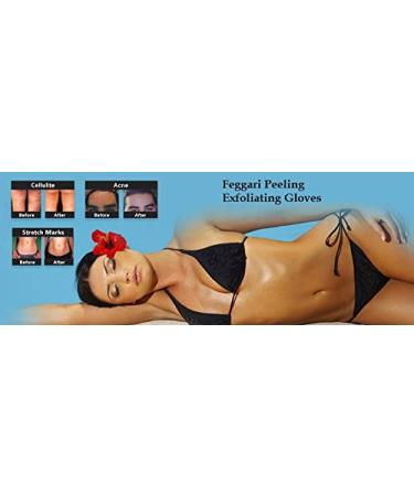 Feggari Peeling Exfoliating Glove | Ultimate Skin Exfoliation | Enhance Your Glow - International Shipping Available - Buy Online on GoSupps.com
