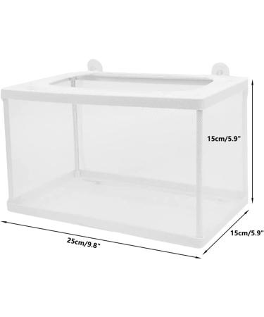 Trinidad Fish Breeding Box - Large Isolation & Nursery Container with Suction Cup for Tropical Guppies - Buy Online on GoSupps.com