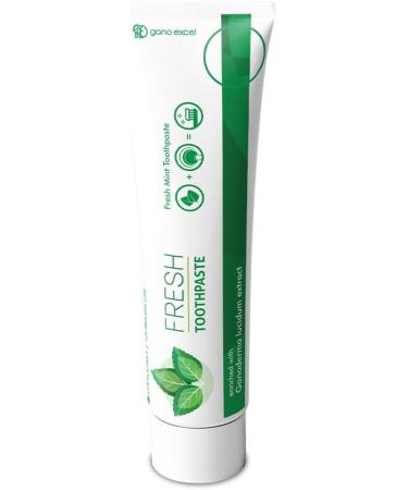 Gano Excel Fresh Mint Toothpaste with Ganoderma Lucidum Fluoride-Free Natural Herbal Toothpaste Fresh Breath Healthy Gums 150 g Tube - Buy Online on GoSupps.com