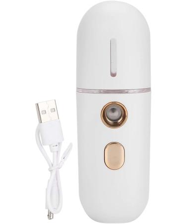Nano Face Mist Sprayer Portable Moisturizing Face Humidifier with USB Charging White - Buy Online on GoSupps.com