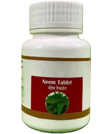 Neem Tablet for Pimples Free Skin Controls Acne for Healthy Skin and Hair -120 Tablet - Buy Online on GoSupps.com