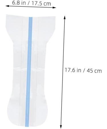 FOMIYES 4pcs Swimming Stickers Water Proof Stickers Panti Liners Thin Private Stickers for Swimming White Pu - Buy Online on GoSupps.com