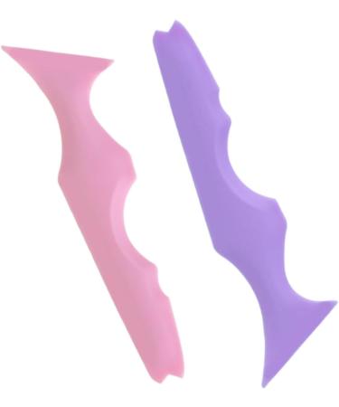 FRCOLOR 8 Pcs Silicone Beauty Ruler Purple Eyeliner Mold Facial Tools Mascara Applicator Multifunction Seal - Buy Online on GoSupps.com