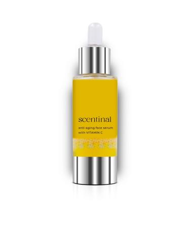 Scentinal Anti-Aging Face Serum with Vitamin C Rejuvenate Your Skin Naturally 30 ml/1 Oz